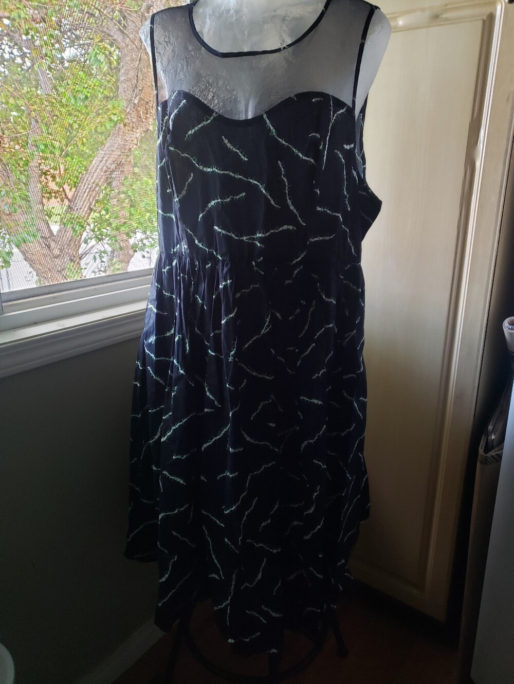 Universal Studio Monster Black Midi Dress